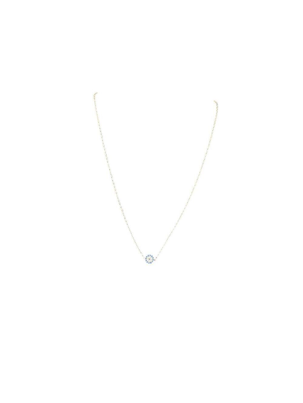 Women's Unbranded Sterling Silver Blue Silver Pendant Necklace
